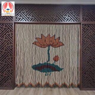 Rèm hạt gỗ che ban thờ RHG06