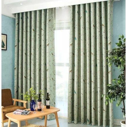Rèm vải Họa tiết RHT06