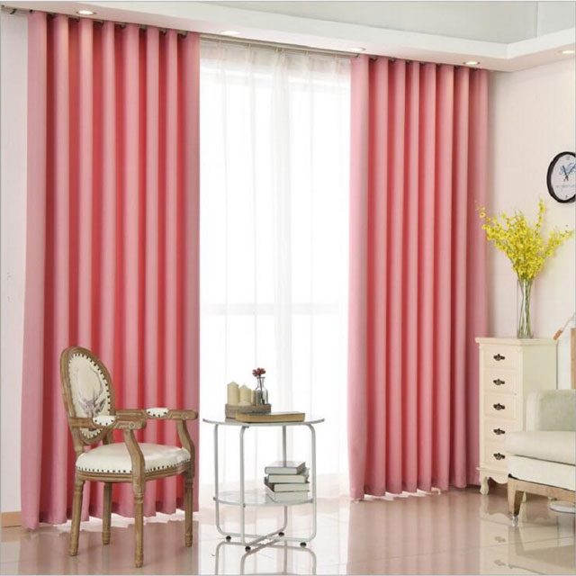 Rèm vải màu hồng - Hình ảnh 2