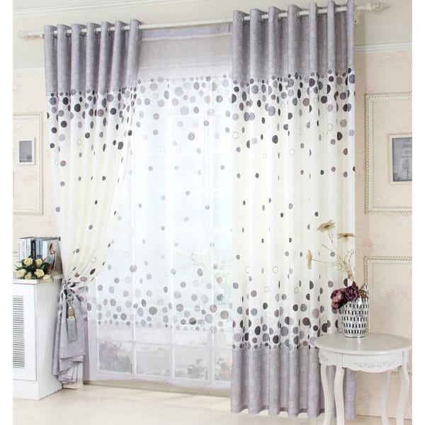 Rèm vải họa tiết RHT07