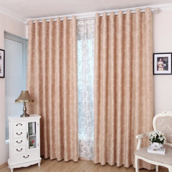 Rèm vải họa tiết RHT15