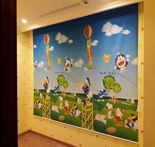 Rèm cuốn in tranh RIT13