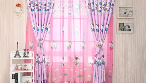 Rèm vải phòng bé TE14